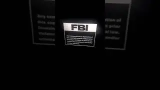 FBI Warning Screen 1982-1990