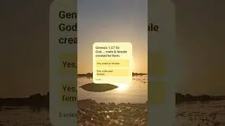The Creator of every male and female. #Bible scripture #Biology