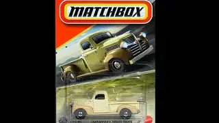 🌕ミニカー　今日のお買い物MATCHBOX BASICマッチボックスベーシック●1940 DODGE VーSERIES TRUCKダッジ　Vシリーズトラック