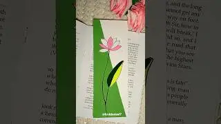 Boho Floral Bookmark Painting 🤍🌸