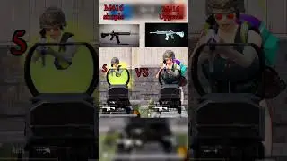 UPGRADE M416 GLACIER VS SIMPLE M416 DAMAGE TEST #bgmi #pubg #pubgm #shorts #m416glacier #damage