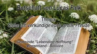 Siehe ich verkündige euch große Freude | Gemeinde 