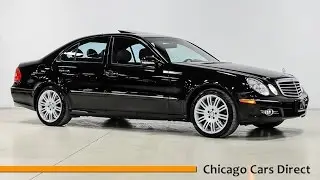 Chicago Cars Direct Reviews Presents a 2008 Mercedes-Benz E-Class Sport E550 4MATIC AWD - B322852