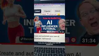 My tutorial &bdquo;Create and Automate your own AI influencer&ldquo; is ready! #virtualinfluencer #aiinfluencer