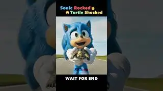 Sonic Saves The Turtle 🔥 | Sonic The Hedgehog #shorts #sonic #edit