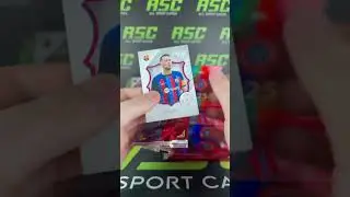Topps Barcelona 125 Hobby Box 🔥 - Packs 2/3 ⚽️ #topps #barcelona #footballcards #tradingcards