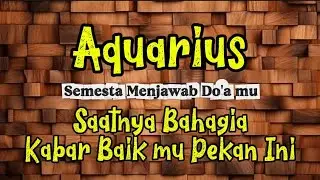 Ramalan Zodiak Aquarius Hari Ini‼️Saatnya Bahagia, Kabar Baikmu Pekan Ini 