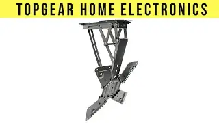 Electric Motorized Flip Down Pitched Roof Ceiling TV Mount for 23