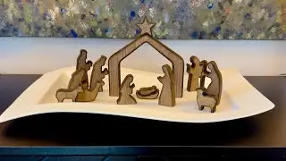 Best Rustic Christmas Nativity? Wooden Nativity Set 12PCS with Stable Review