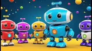 Baby Robot Lost His Battery | 3D Animated Nursery Rhyme for Kids
