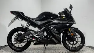 YAMAHA YZF R125 2017 14K WALK AROUND / RUNNING VIDEO
