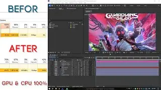 Fix GPU Rendering After effects 2025 With Proof 100%