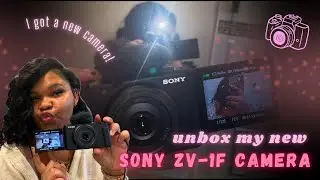 UNBOX MY NEW SONY ZV-1F CAMERA✨📸💕