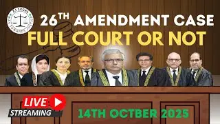 LIVE | Full Court or not? | 26th Amendment Case HEARING in the Supreme Court | 13th Oct
