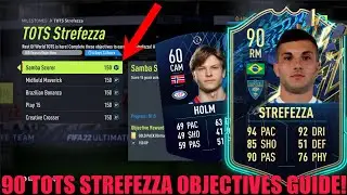 HOW TO COMPLETE STREFEZZZA OBJECTIVES FAST! - 90 Rated TOTS Gabriel Strefezza Objective - FIFA 22