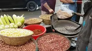 Roasted Corn & Channa | Black Rock Salt Roasting