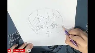 How to draw HINATA Easy step by step anime drawing tutorial