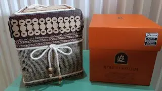 Olha que Idéia Incrível usando caixa de( PANETONE).
