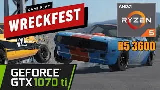 Wreckfest Gameplay on Ryzen 5 3600 + Nvidia GTX 1070 Ti