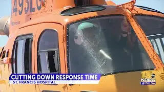 New helipad at St. Francis Hospital will get patients to help in a matter of seconds