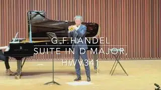 George Frideric Handel : Suite in D major for trumpet and piano, HWV 341