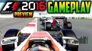 F1 2016 Gameplay: MANOR vs ULTIMATE AI, NO ASSISTS, SILVERSTONE RACE