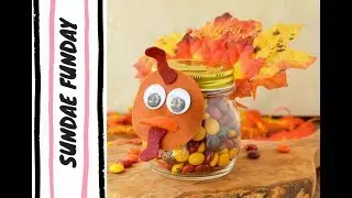 Turkey Candy Jar   Thanksgiving Craft For Kids