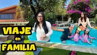 VIAJE EN FAMILIA!! RENTAMOS UNA CASA CON ALBERCA | Familia Daailum