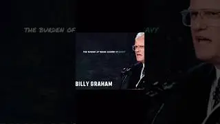 The burden of being chosen is heavy #billygraham #motivation #chosenone #bible #jesus #god