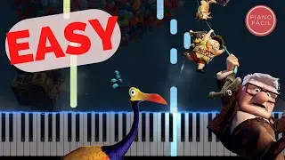 Married life of UP  | Easy PIANO TUTORIAL  (Facil)
