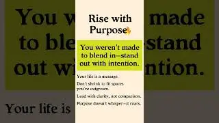 Rise with Purpose #motivation #quotes #love #purpose
