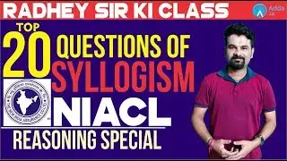 NIACL Assistant / RRB PO/Clerk PRE 2018 , Top 20 Questions of syllogism for  by Radhey sir