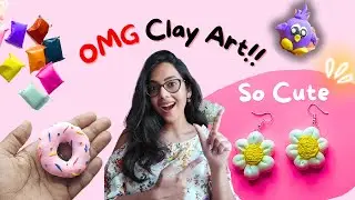 Super Clay Art PART-1😍Tried SUPER CLAY First Time Ever!😱 Super Clay Craft | Super Clay #superclay