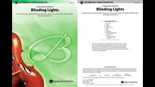 Blinding Lights, arr. Michael Kamuf – Score & Sound