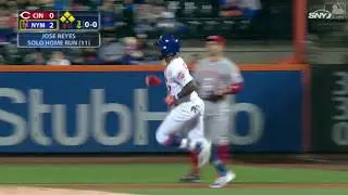 Jos&eacute; Reyes HR # 11 del 2017, su 100&ordm; con los Mets