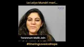 Sharing Love and Hope | Tarannum Malik Jain | #StayHome #StaySafe