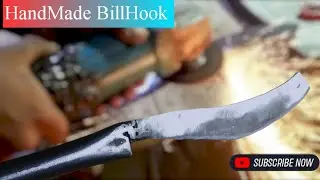 HandMade BillHook with Metal Handle | Tutorial | BjMakingArt