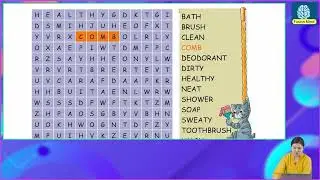 Ch 1 | Fusion Mind | GK | Class 04 | Hygiene Word Search |  For children