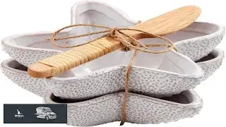 Mud Pie Starfish Dip Cup Set White 1 1 2