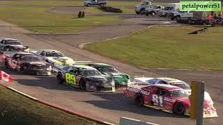 Flamboro Speedway Frostoberfest Oct. 1, 2017  Pro Late Model crash