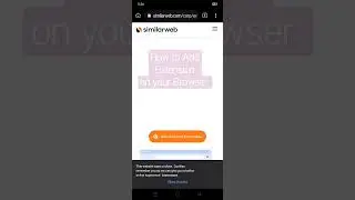 How to addon Extension on browser smartphone Pc #shorts