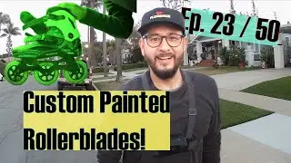 Custom Painted Rollerblades !!! - Getting Back Into Inline Skating !!!
