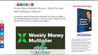 Weekly Money Multiplier Review - Inside Look At Jeff Bishop's Program