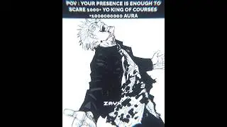 Gojo's aura 👿🔥 | jujutsu kaisen | manga edit | #jjkedit #gojo #manga #sukuna