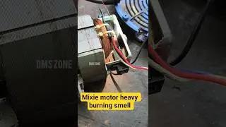 Mixie heavy burning smell// Butterfly mixie armature changing