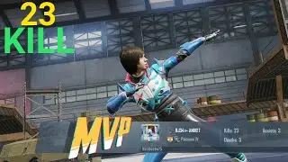 Doul vs Squad pubg mobile Arena training match | 23 kills | and win the match | best game play trick