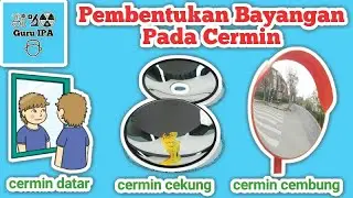Pembentukan Bayangan Pada Cermin Datar, Cekung dan Cembung | Sinar Istimewa Cermin Cekung & Cembung