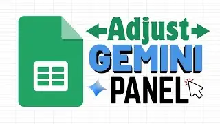 Как изменить размер панели Gemini в Google Sheets (простые шаги)