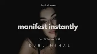 manifest instantly subliminal ✨ fast 3D Results and  Blocks Removal.
