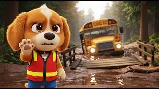 Buddy Saves the School Bus 🚍🐶 | Kids Safety Adventure Cartoon